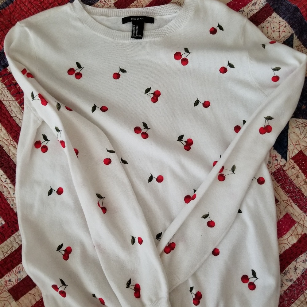 Cherry Sweater from Forever 21